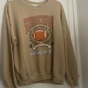 Georgetown football sweatshirt Size Large